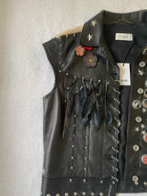 Load image into Gallery viewer, Coach Leather vest
